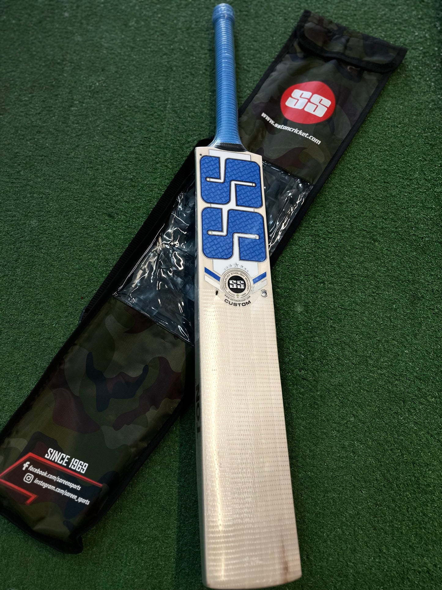 SS CUSTOM EW cricket bat (SH)