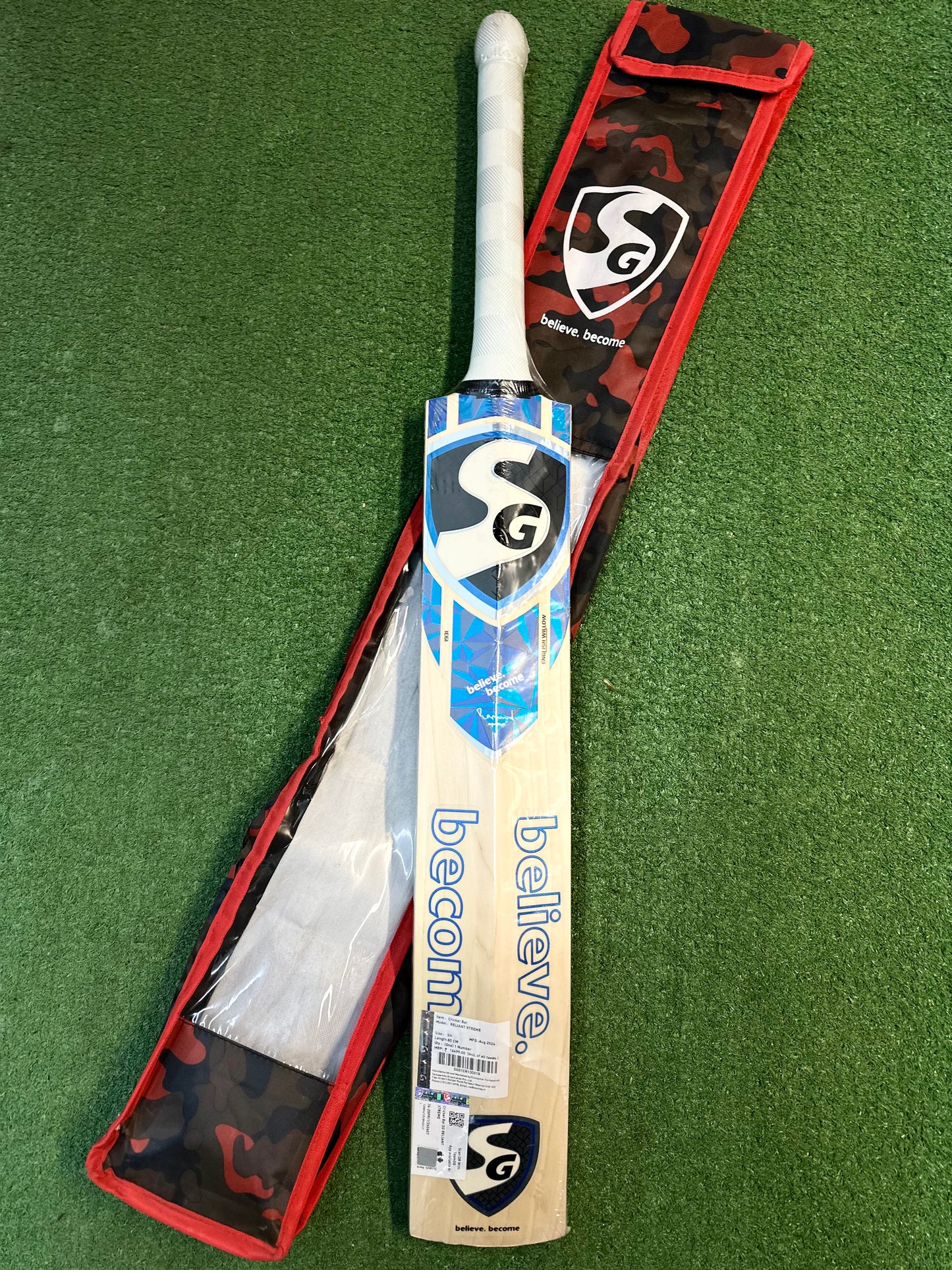 SG reliant xtreme EW cricket bat (SH)