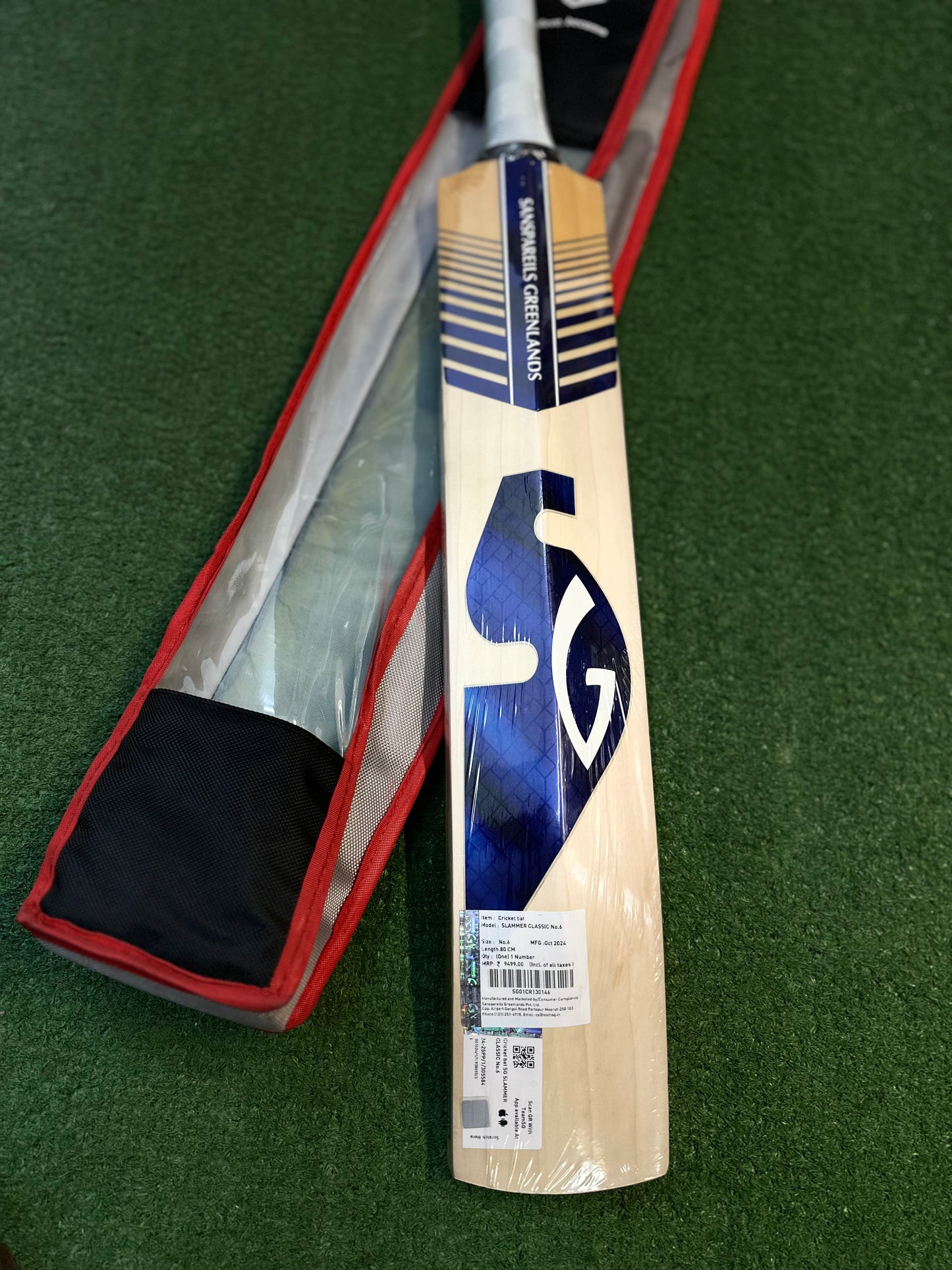 SG Slammer classic EW cricket bat (size 6)
