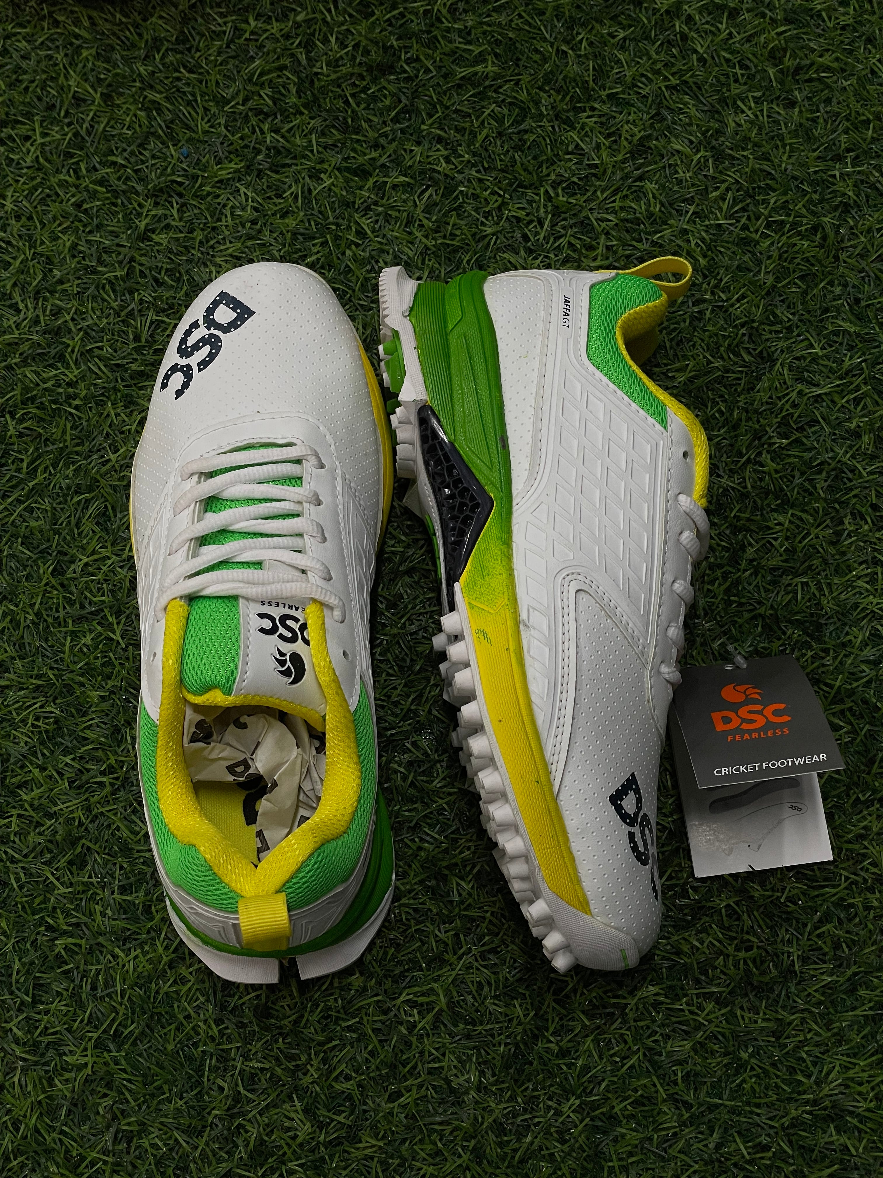DSC JAFFA 22 RUBBER SPIKES WHT, GRN & YEL