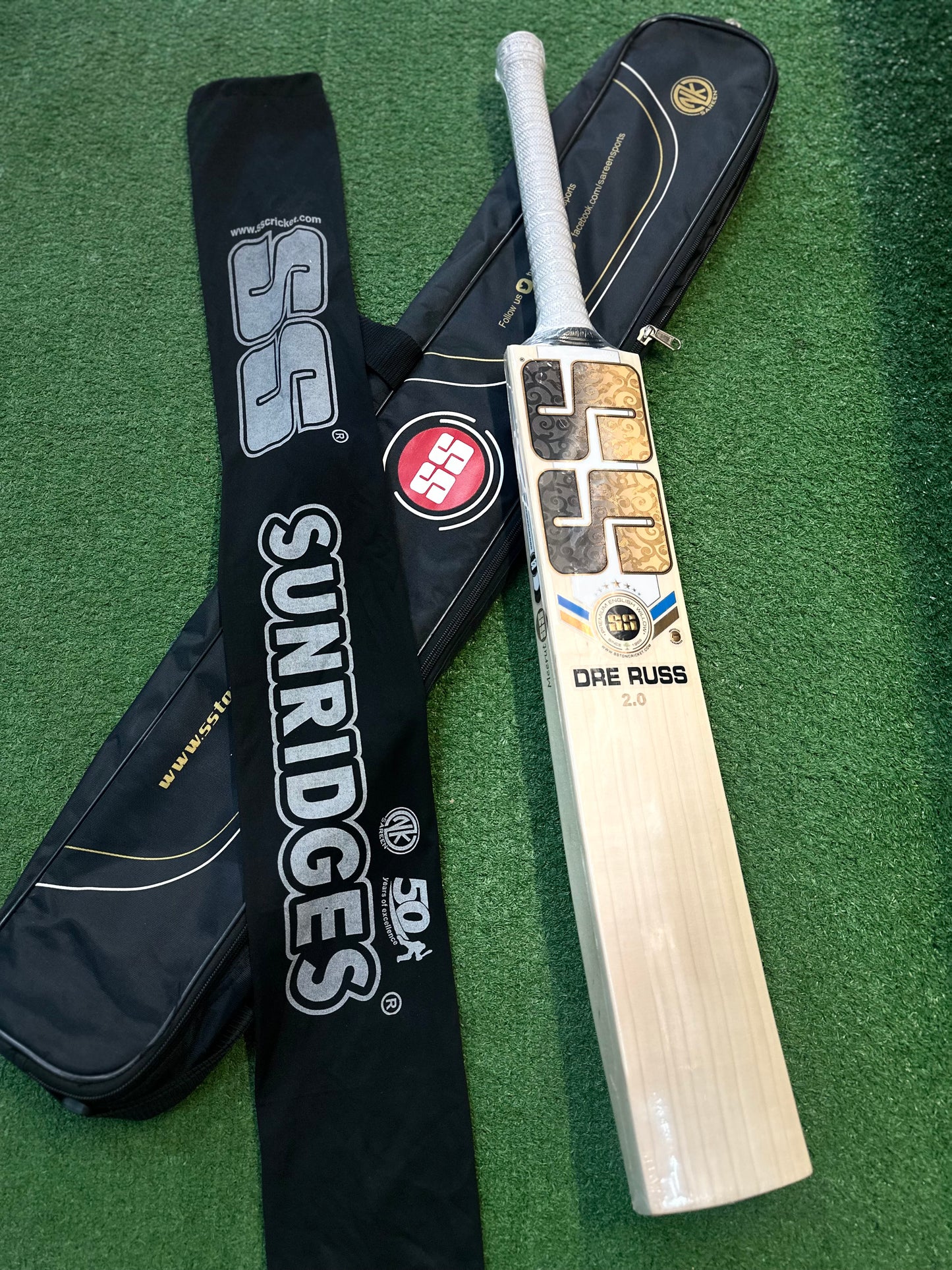 SS Dre Russ 2.0 EW cricket bat (SH)
