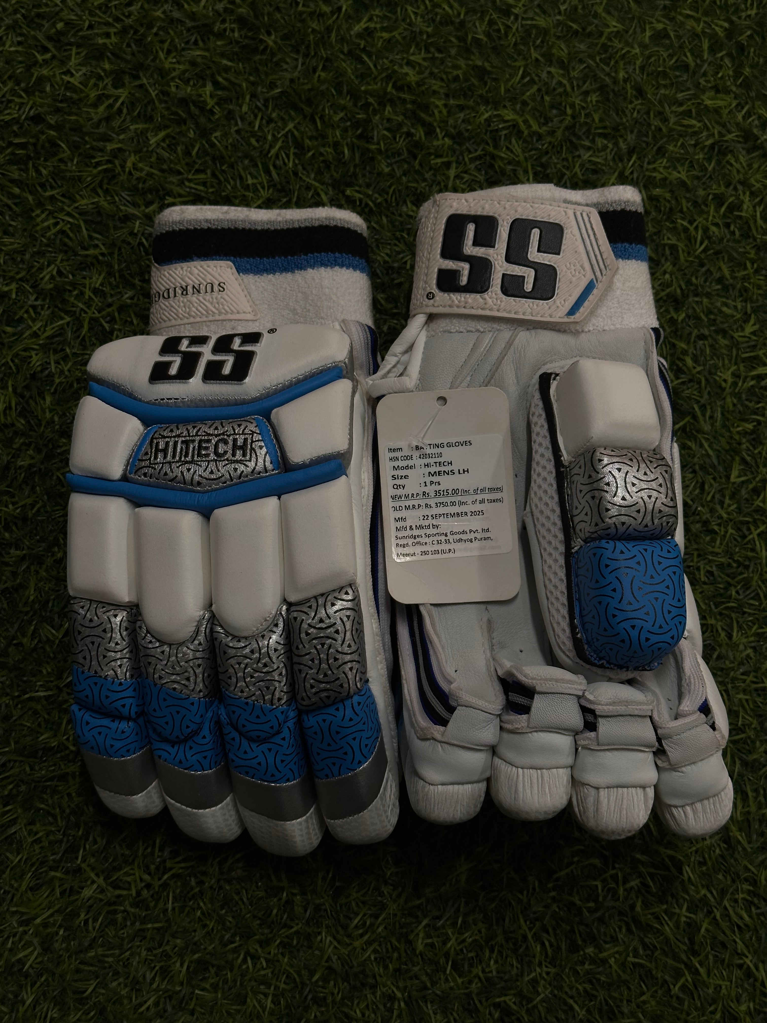 SS HITECH MEN LH BATTING GLOVES