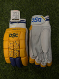 DSC STRIKE 20/20 MENS RH BATTING GLOVES YELLOW