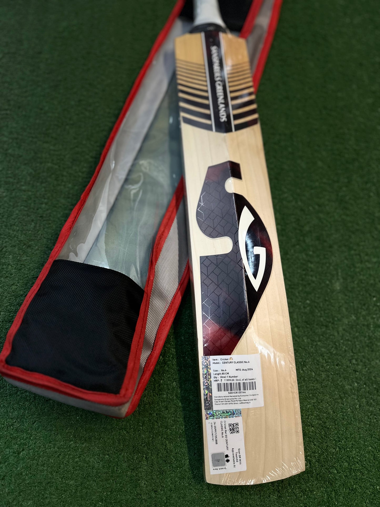 SG Century Classic EW cricket bat (Size 6)