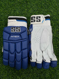SS HITECH BLUE YOUTH RH BATTING GLOVES