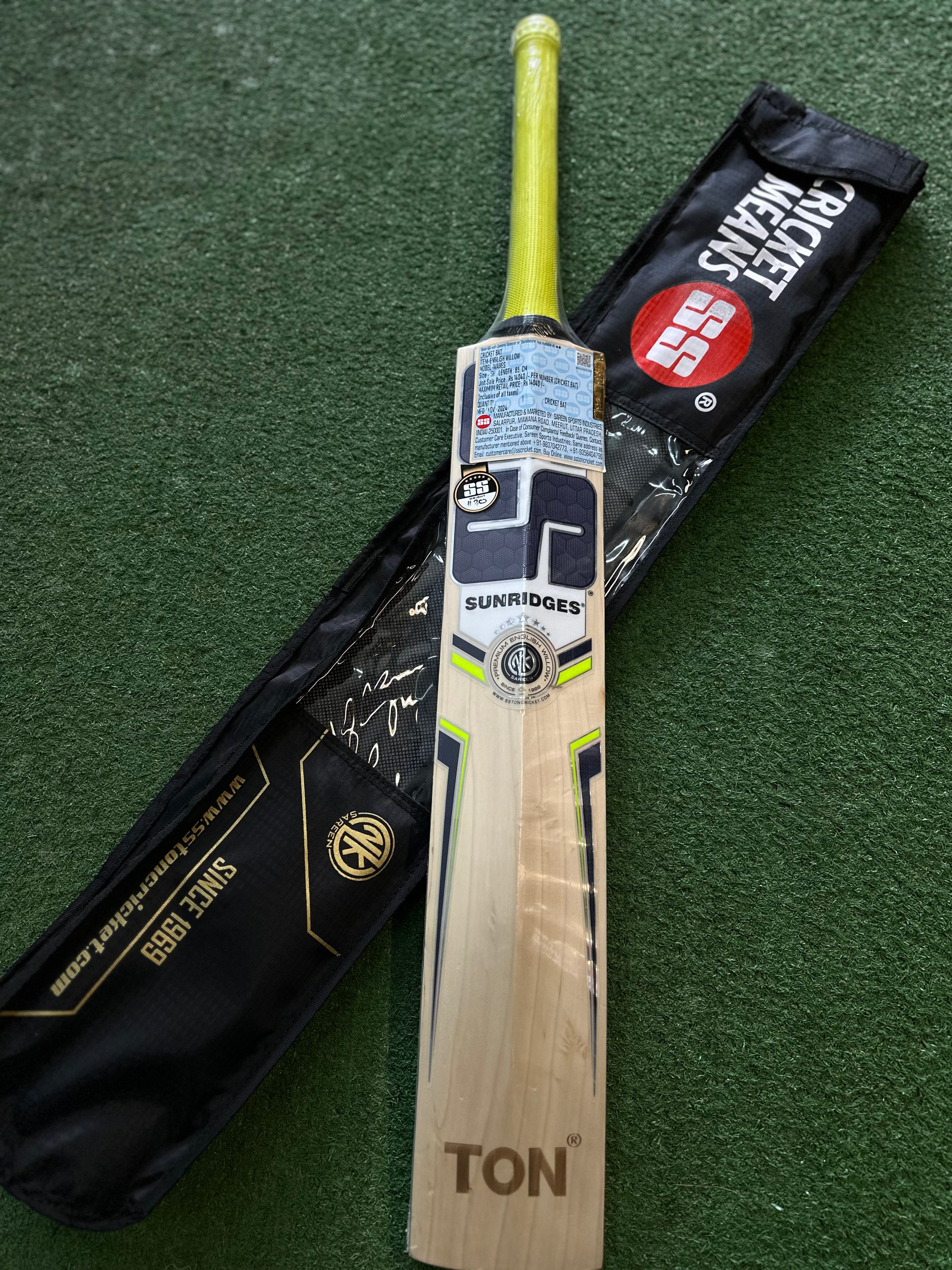 SS Waves cricket bat (SH)